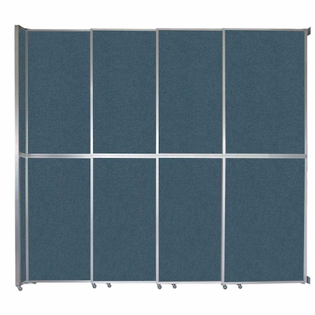 Versare Operable Wall Sliding Room Divider 12'8" x 12'3" Caribbean Fabric 1070273-2